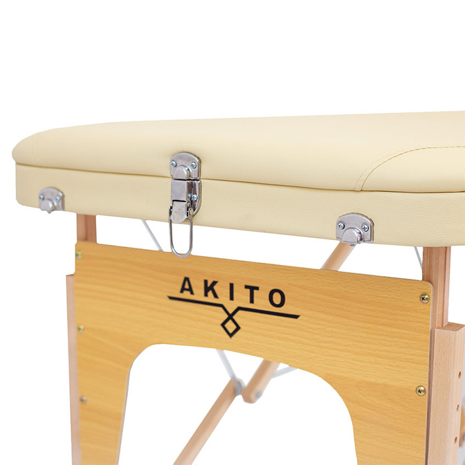 Skládací dřevěné třízónové masérské lehátko Kora Akito
