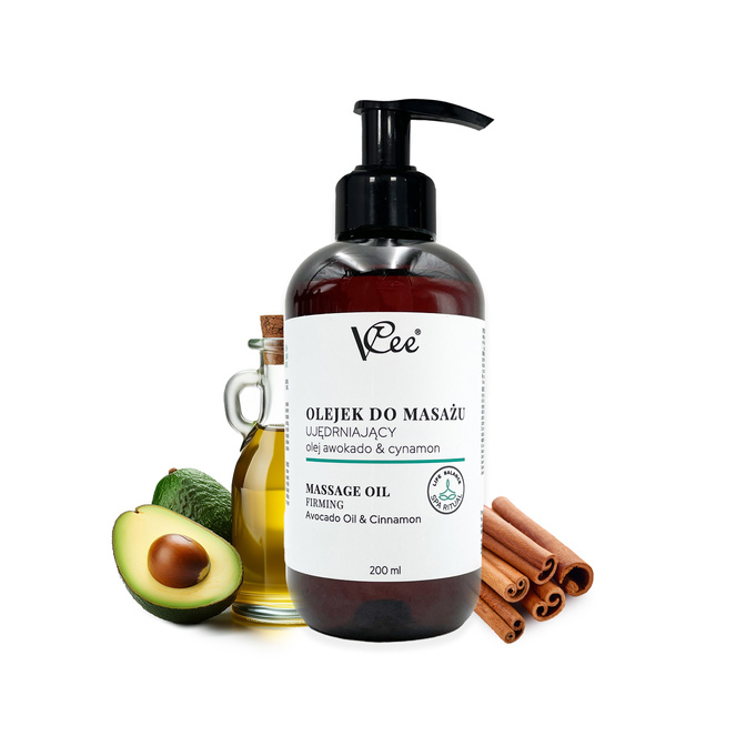 Veganský masážní olej přírodní VCee 200 ml