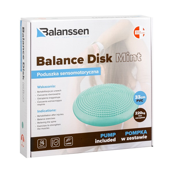 Balanssen senzorický disk | Senzomotorický polštář s pumpičkou