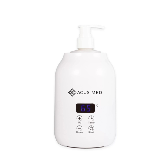 Elektrický ohřívač oleje Acus Med se dvěma 250 ml lahvičkami