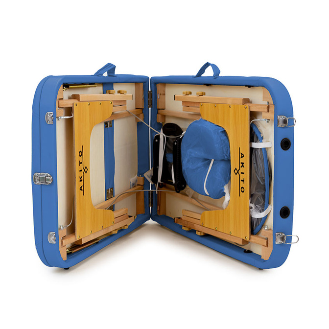 Skládací dřevěné třízónové masérské lehátko Kora Akito