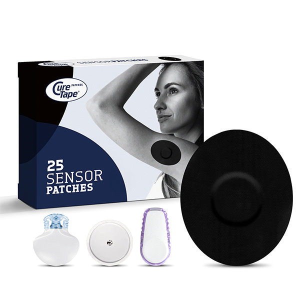 Senzorové náplasti Cure Tape pro monitorování glykémie CGM 25 ks.