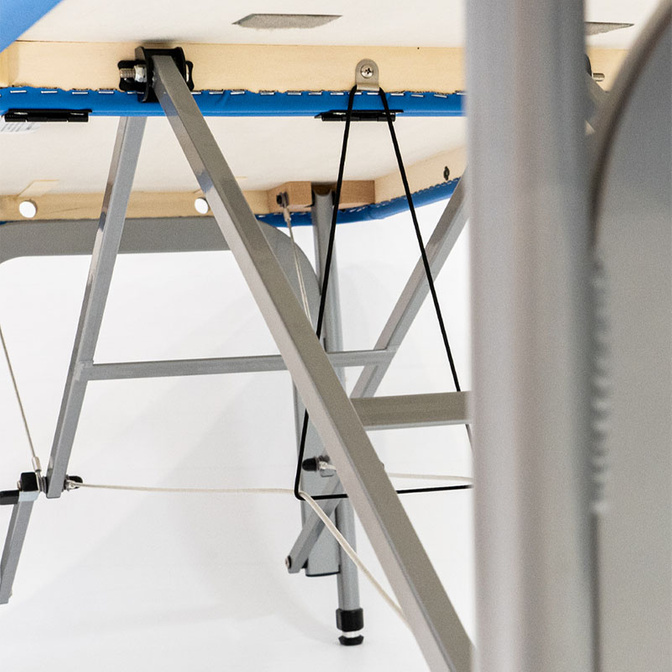 Skládací hliníkový masážní stůl Apollo Akito