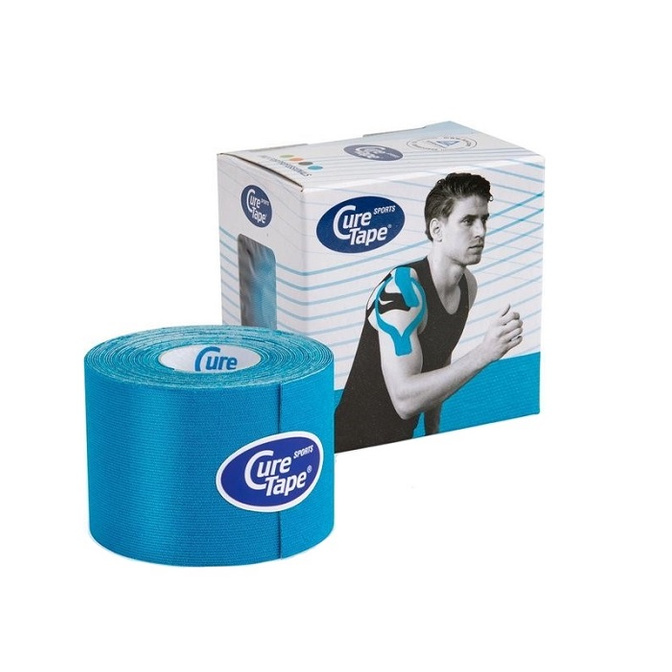 Tejpovací páska Cure Tape Classic 5 cm x 5 m, modrá