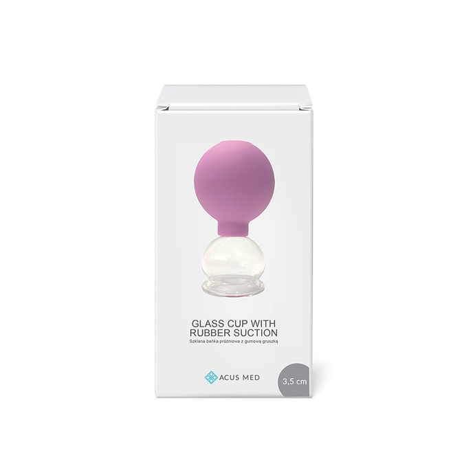 Masážní baňka s balónkem Acus Med 3,5 cm