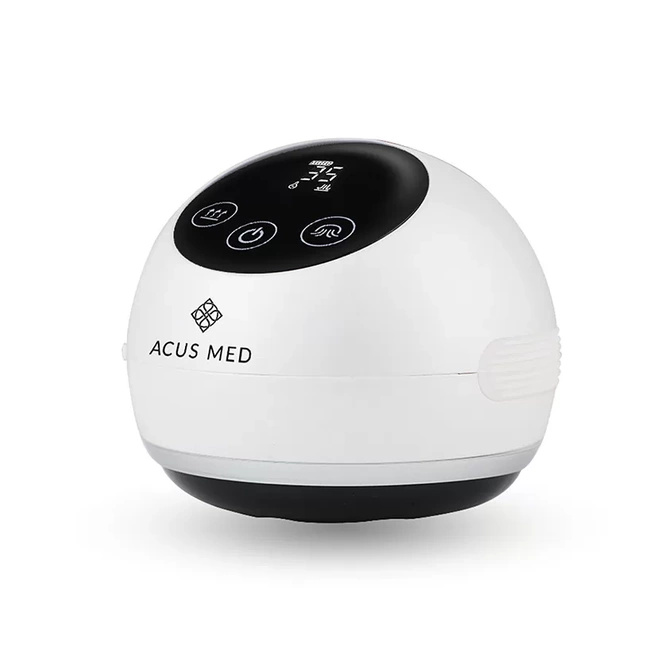Elektrická masážní baňka proti celulitidě Acus Med, bílá