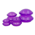 Silikonové masážní baňky Acus Med sada 4 ks.