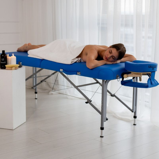 Skládací hliníkový masážní stůl Apollo Akito