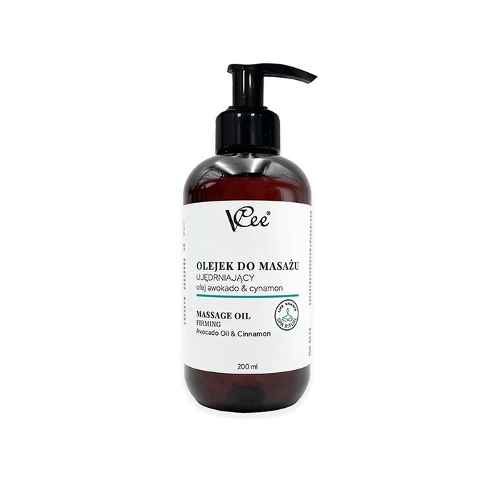 VCee přírodní veganský masážní olej 200 ml
