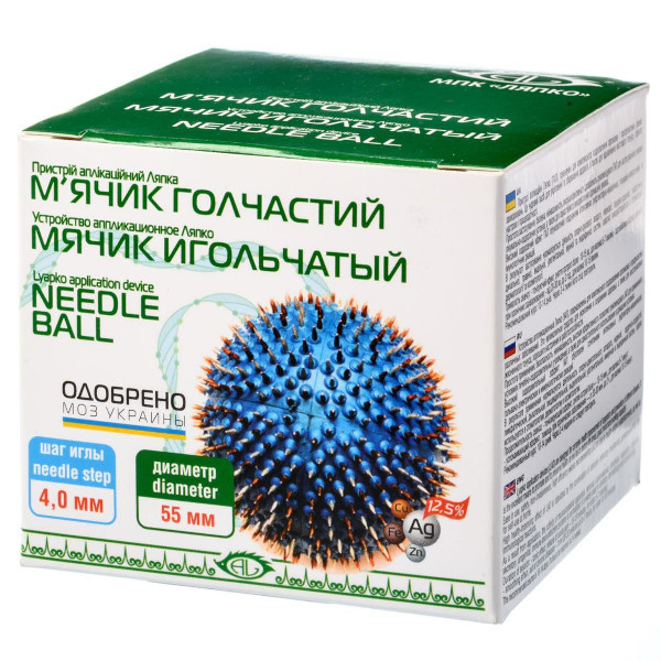 Masážní míček s jehličkami Lyapko 4.0