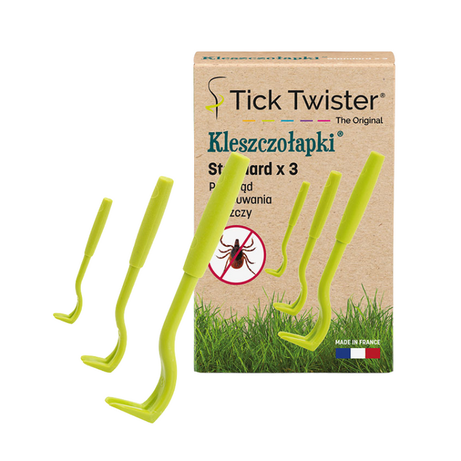 Háčky na klíšťata Tick Twister – standardní verze x3