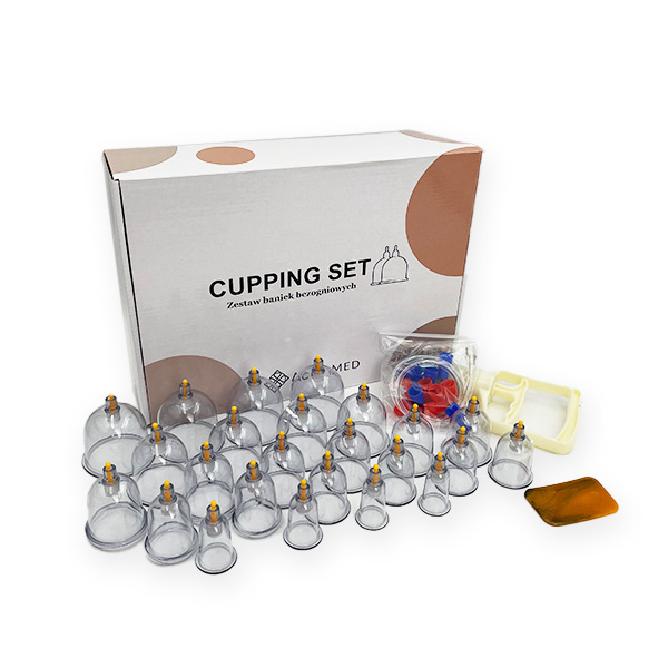 Vakuové baňky Acus Med s pumpičkou - sada 24 kusů