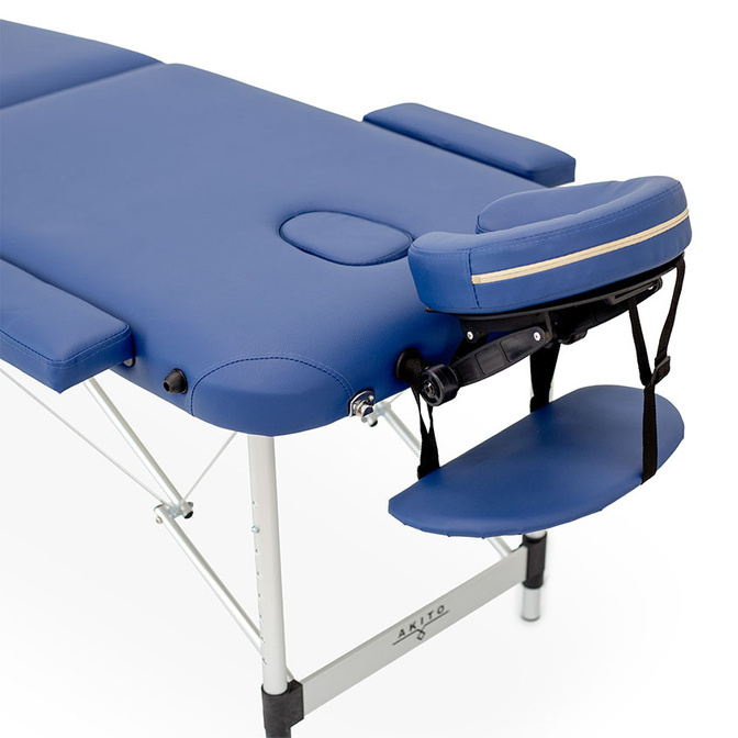 Skládací hliníkový dvoudílný masážní stůl Eros Akito