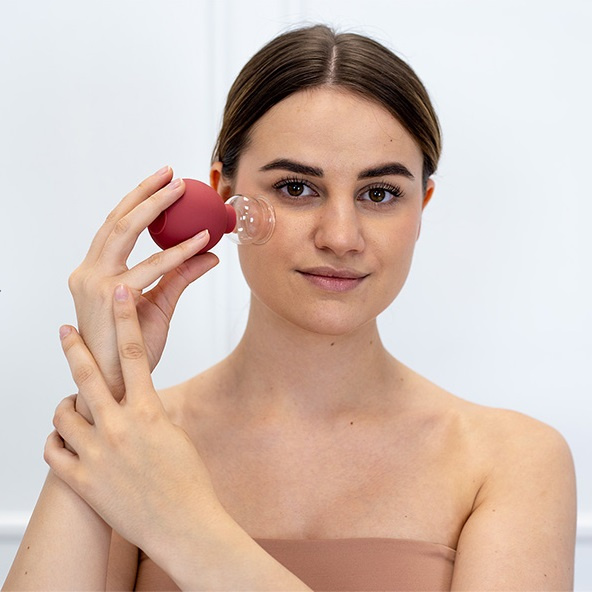 Masážní baňka s balónkem Acus Med 3,5 cm