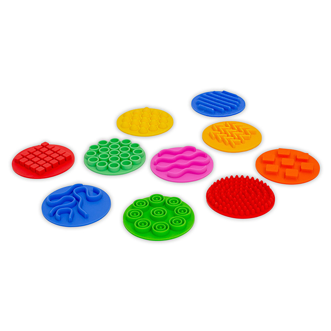 Senzorické disky pro děti Line Sport 10 cm 10 ks.