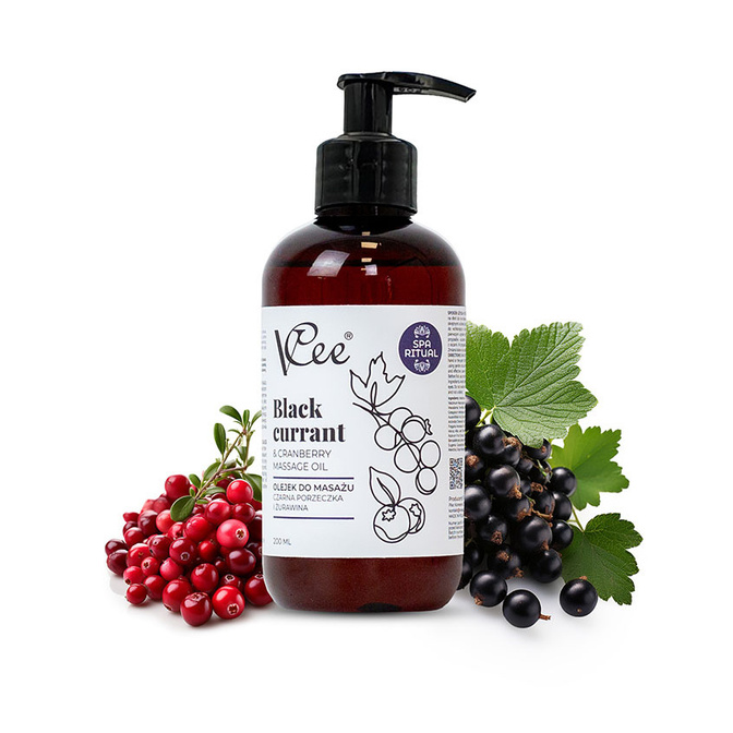 Veganský masážní olej přírodní VCee 200 ml