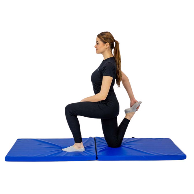 Rehabilitační matrace pro cvičení, dvoudílná, Akito – standard – 60×180 cm