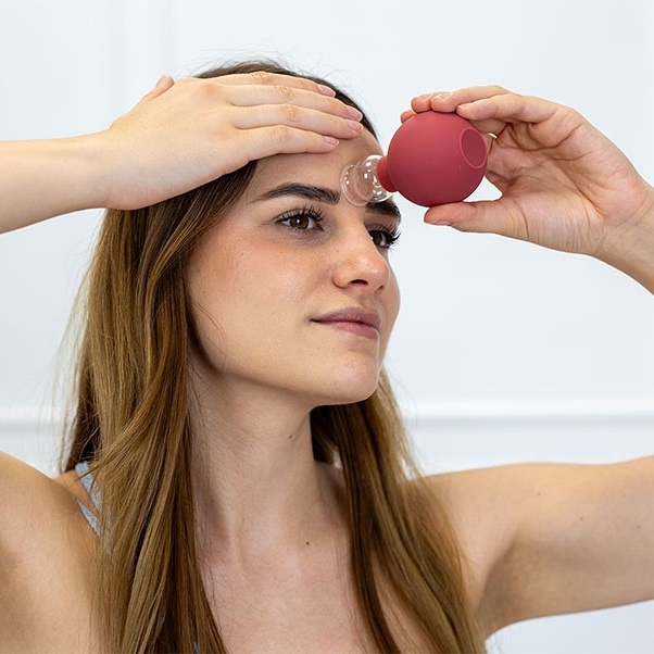 Masážní baňka s balónkem Acus Med 2,5 cm