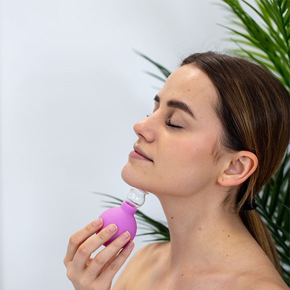 Masážní baňka s balónkem Acus Med 1,5 cm