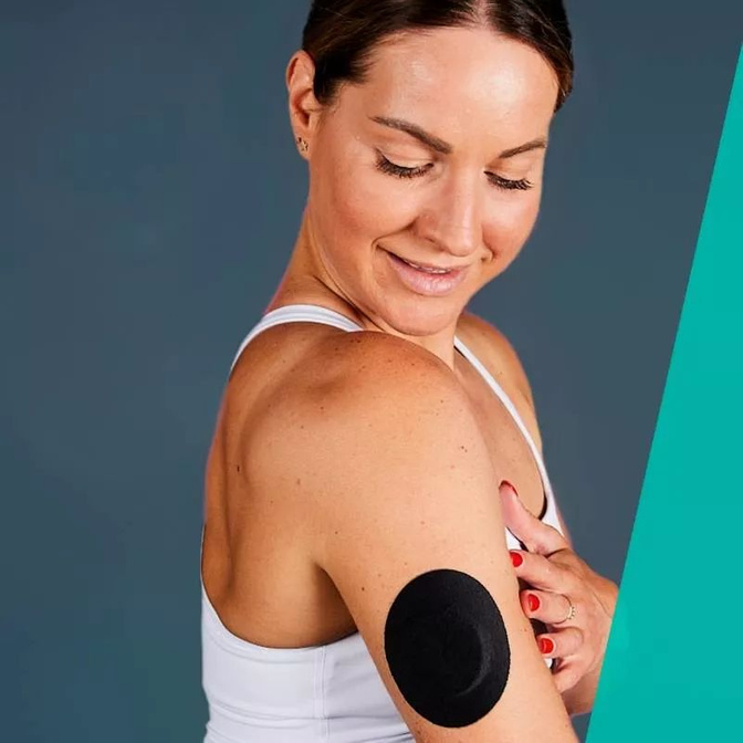 Ochranné náplasti senzoru CGM pro monitorování glykémie Cure Tape Sensor Patches MIX 8 ks.
