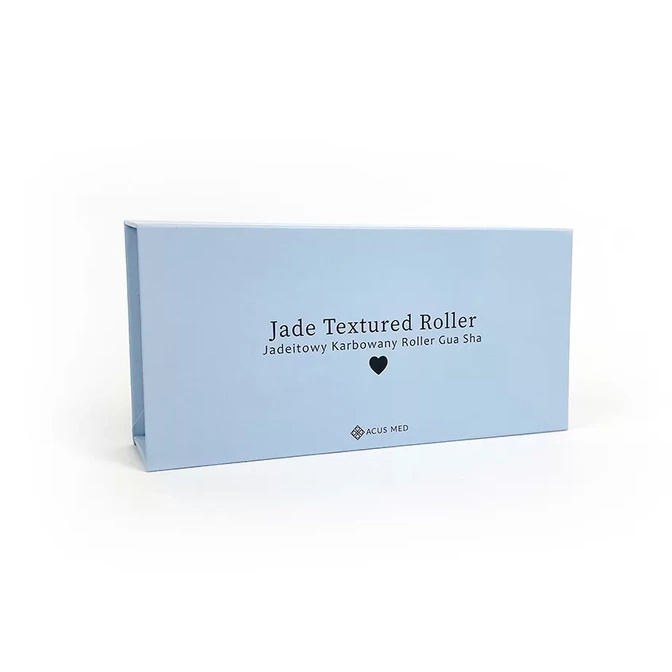 Gua Sha Jade Roller | Masážní váleček na obličej Acus Med - žebrovaný