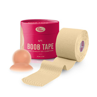 Boob Tape Cure Tape - páska na tvarování poprsí s bradavkami - béžová (5 cm x 5 m)