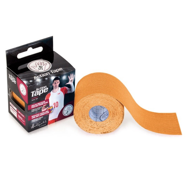Akční tape kinesio tejpovací náplasti - syntetické (5cm x 5m)