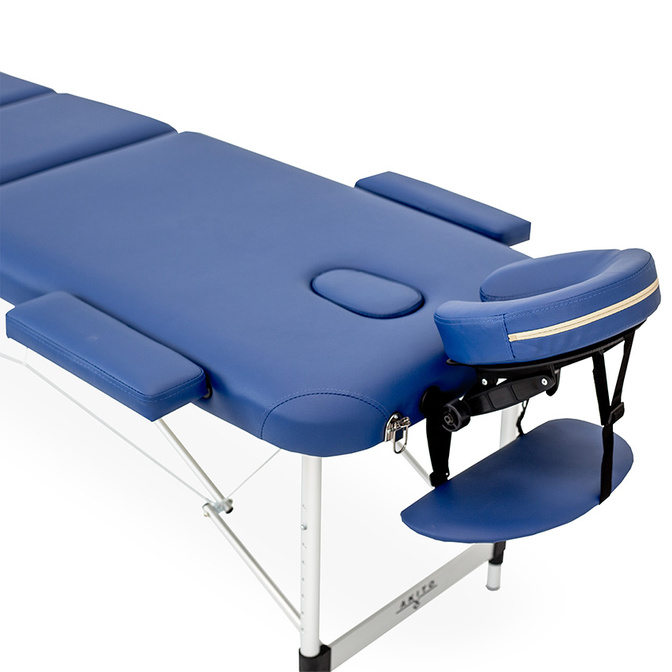 Skládací hliníkové třízónové masérské lehátko Adonis Akito