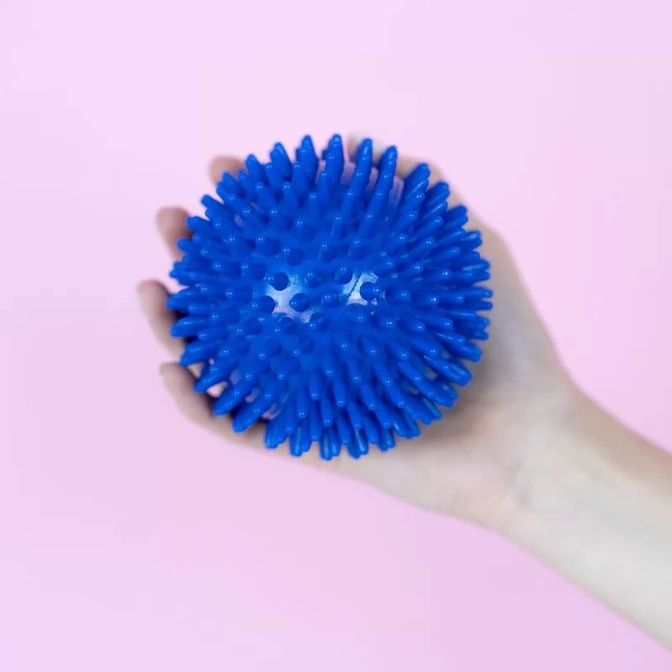 Senzorické míčky Line Sport pro masáž a akupresuru – sada 4 ks.