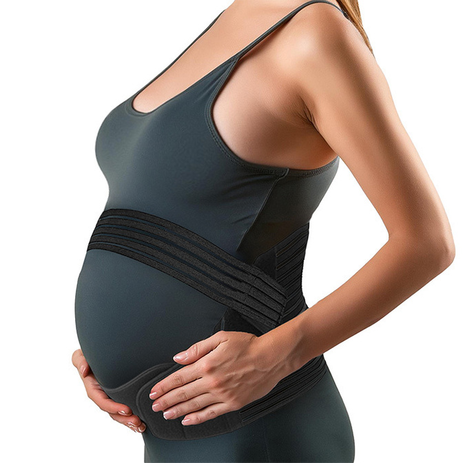 Elastický těhotenský podpůrný pás Line Sport