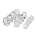 Skleněné baňky Acus Med, sada 12 ks. 