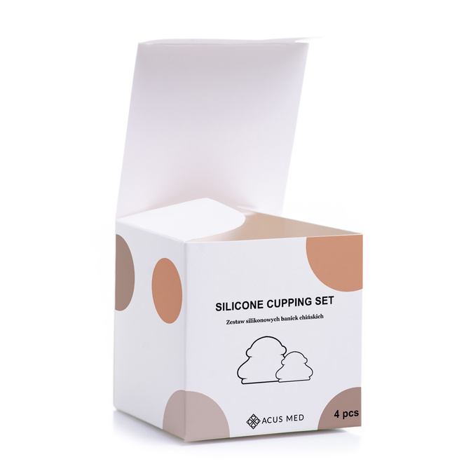 Silikonové masážní baňky Acus Med sada 4 ks.