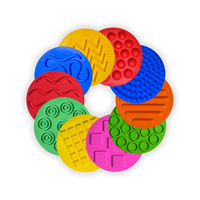 Senzorické disky pro děti Line Sport 10 cm 10 ks.