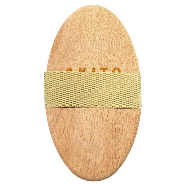 Kartáč na suché kartáčování těla Akito, bukové dřevo a agávové vlákno