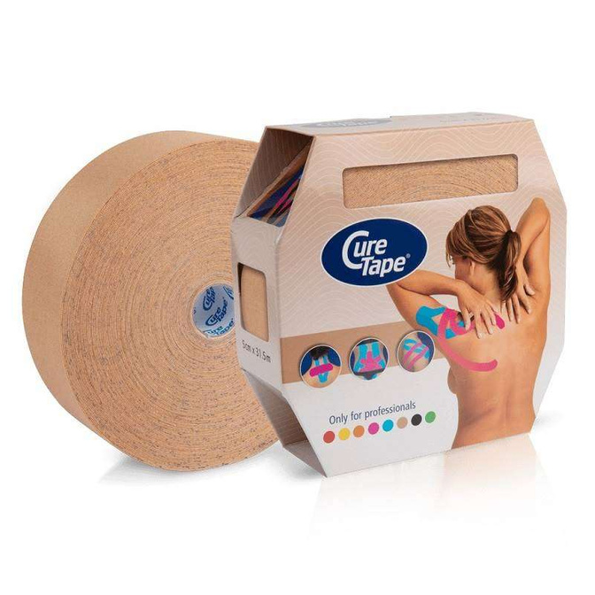 Cure Tape Giant - páskové náplasti pro kineziologické tejpování, velká role (5cm x 31,5m)