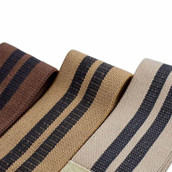 Sada 3 odporových pásů na cvičení - Hip Band Material Line Sport