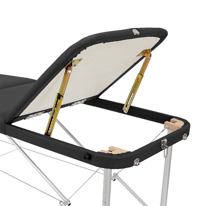 Skládací hliníkové třízónové masérské lehátko Adonis Akito