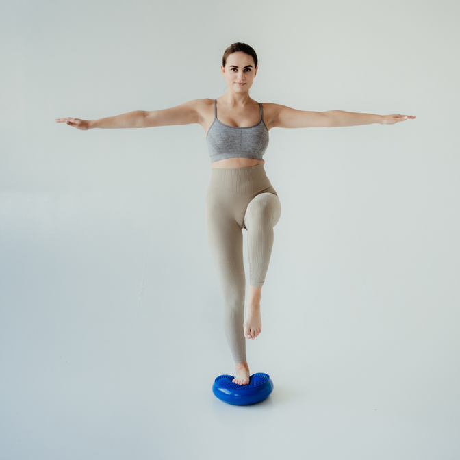 Balanční polštářek s pumpičkou Line Sport