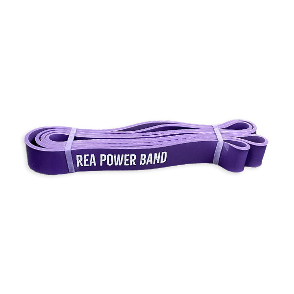 Cvičební odporový pás Rea Power Band, fialový, 45 - 54 kg