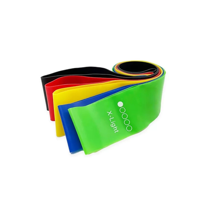 Sada 5 posilovacích pásů Mini Power Band Line Sport pro cvičení