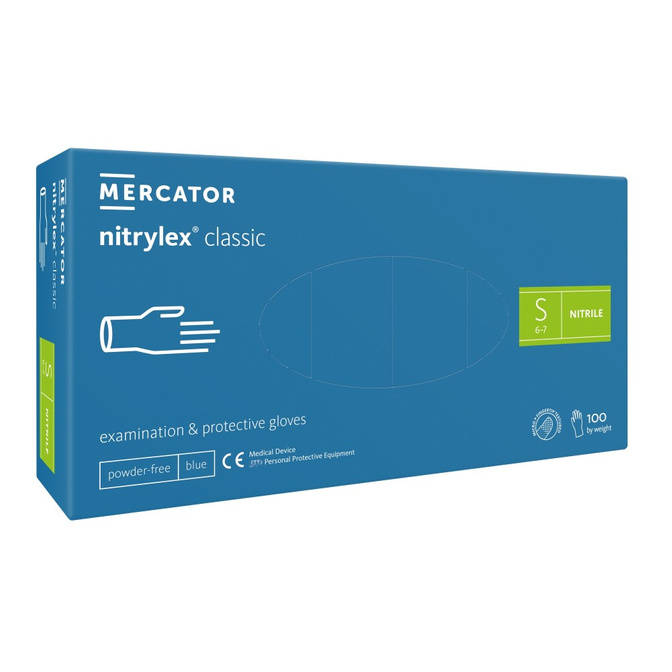 Nitrylex Classic nitrilové rukavice bez pudru (100 ks)