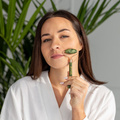 Gua Sha Jade Roller | Masážní váleček na obličej Acus Med - zelený