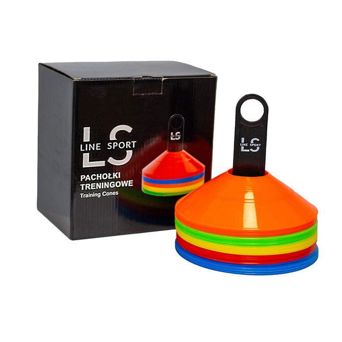Line Sportovní tréninkové kužely - sada 50 ks