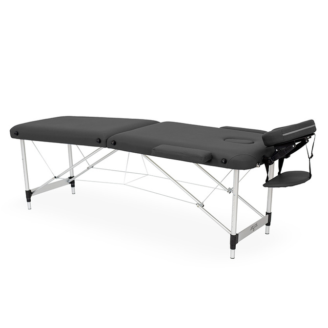 Skládací hliníkové dvouzónové masérské lehátko Eros Akito
