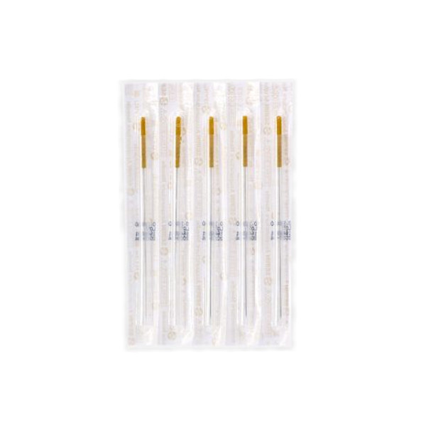 Akupunkturní jehly SEIRIN s plastovým držátkem a zaváděcí trubičkou J-TYPE 100 ks.