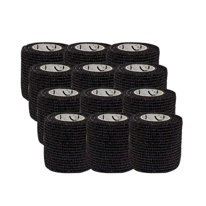 Kohezivní obinadlo Gold Tape 5 cm x 4,5 m,  sada 12 ks.