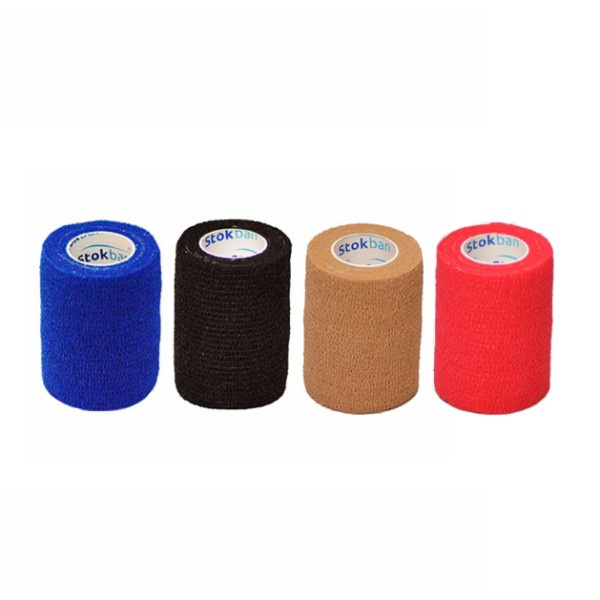 Stokban samolepicí elastické obinadlo bez latexu – různé barvy (7,5 cm x 4,5 m)