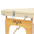 Skládací dřevěné třízónové masérské lehátko Kora Akito