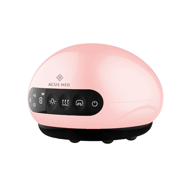 Elektrická masážní baňka proti celulitidě uCute Acus Med, růžová