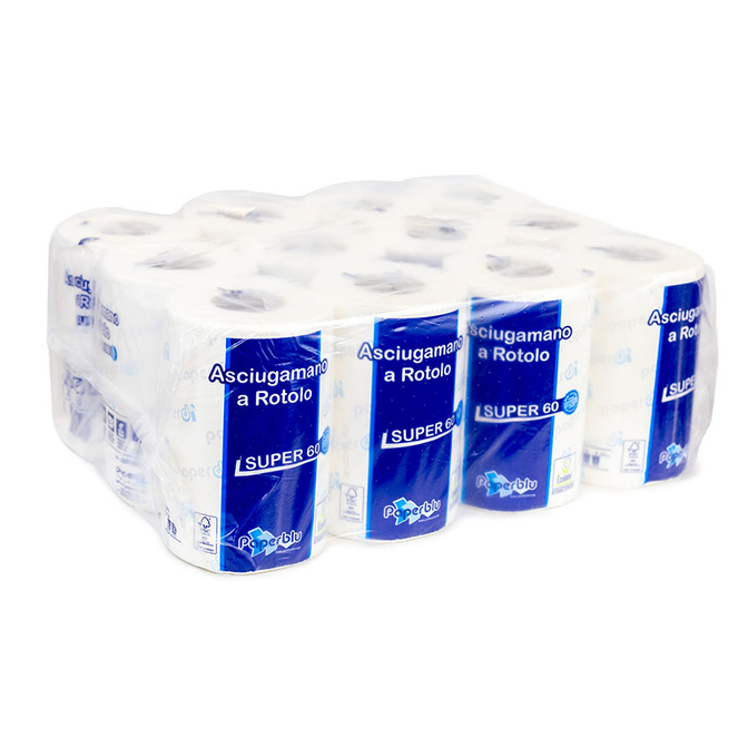 Papírový ručník v roli Paperdi 60 m, 12 ks.